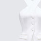 Elina Cream Halter Neck Waistcoat