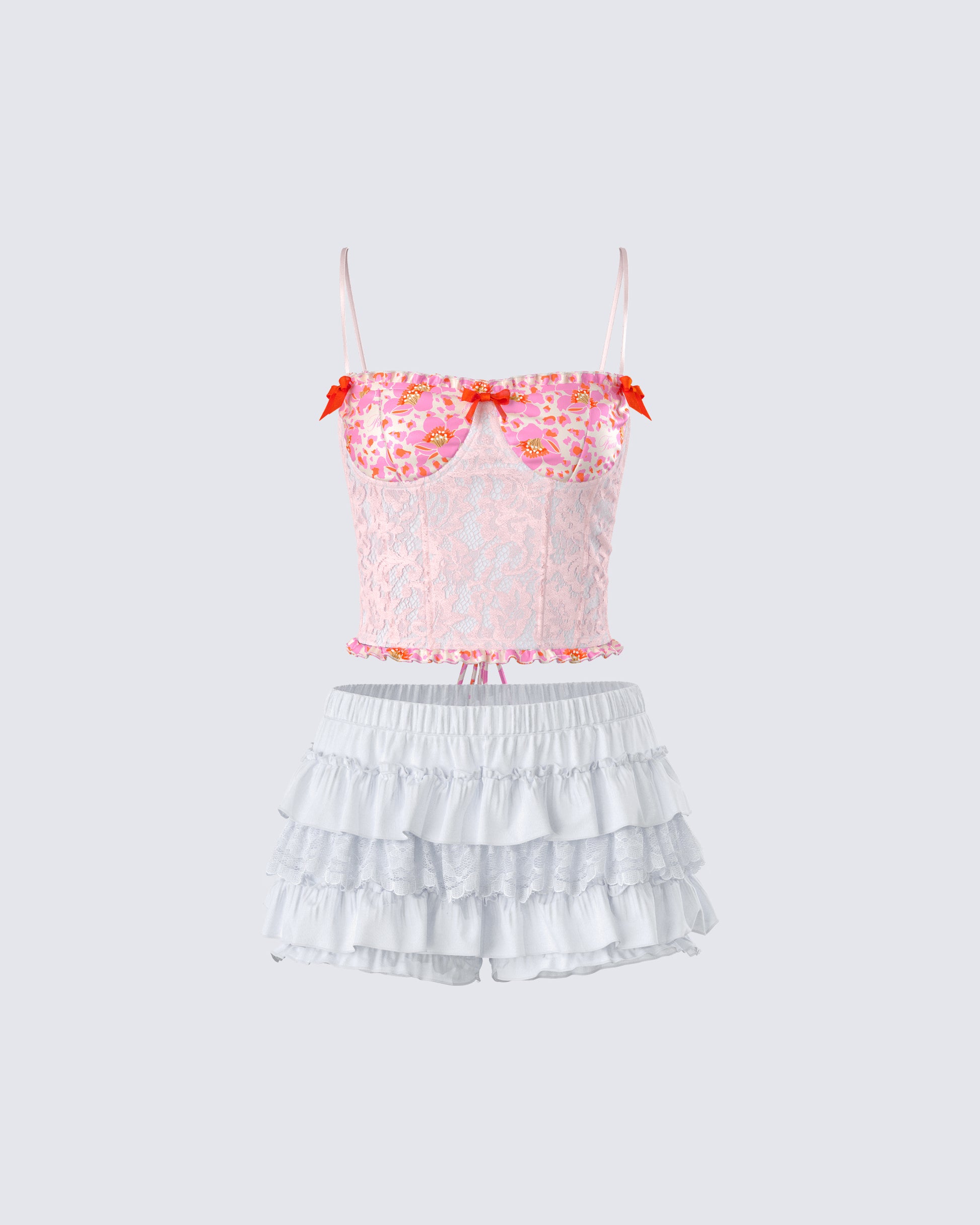Ana Ruffle & Lace Set product front