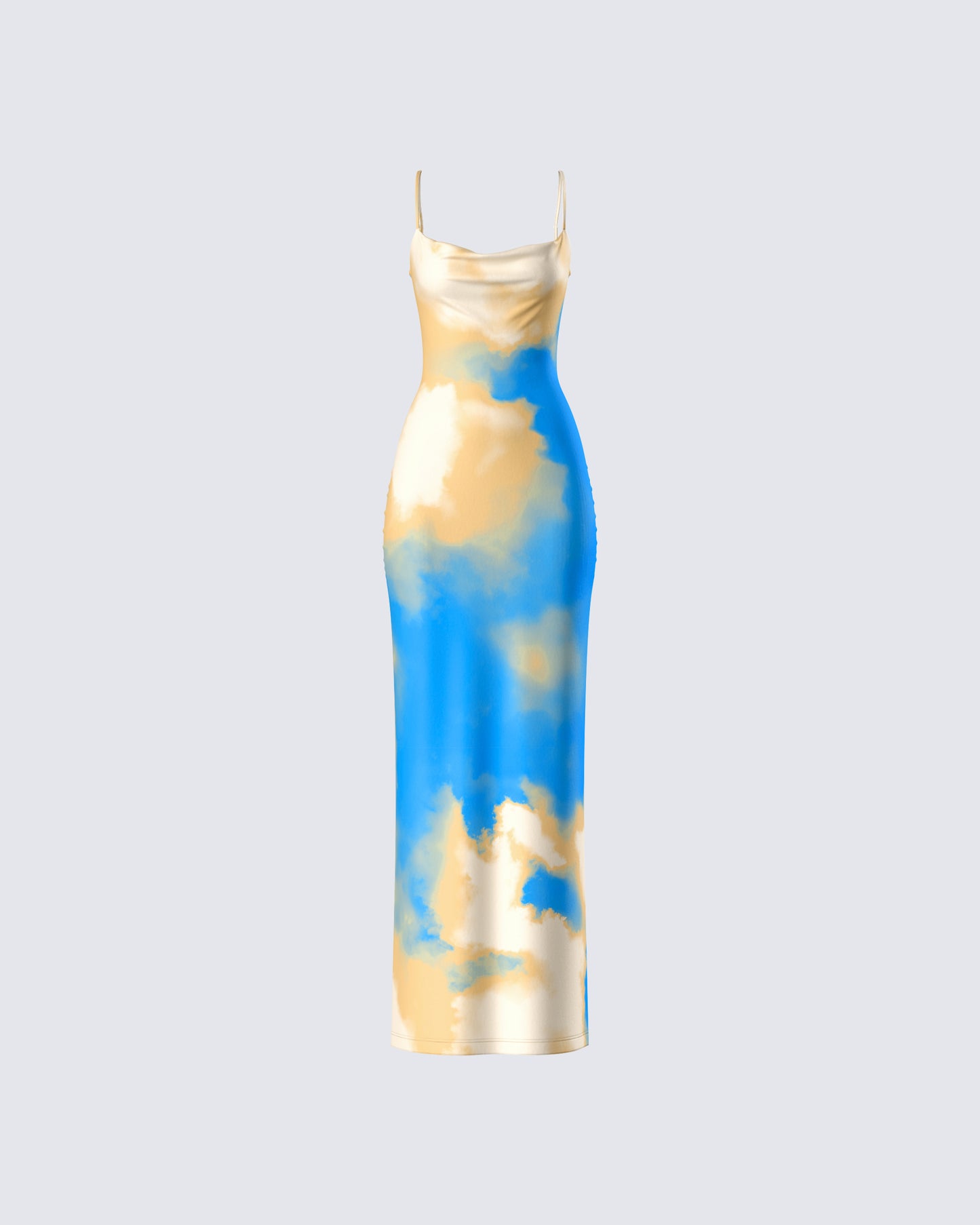 Sari Multi Cowl Neck Maxi Dress product front