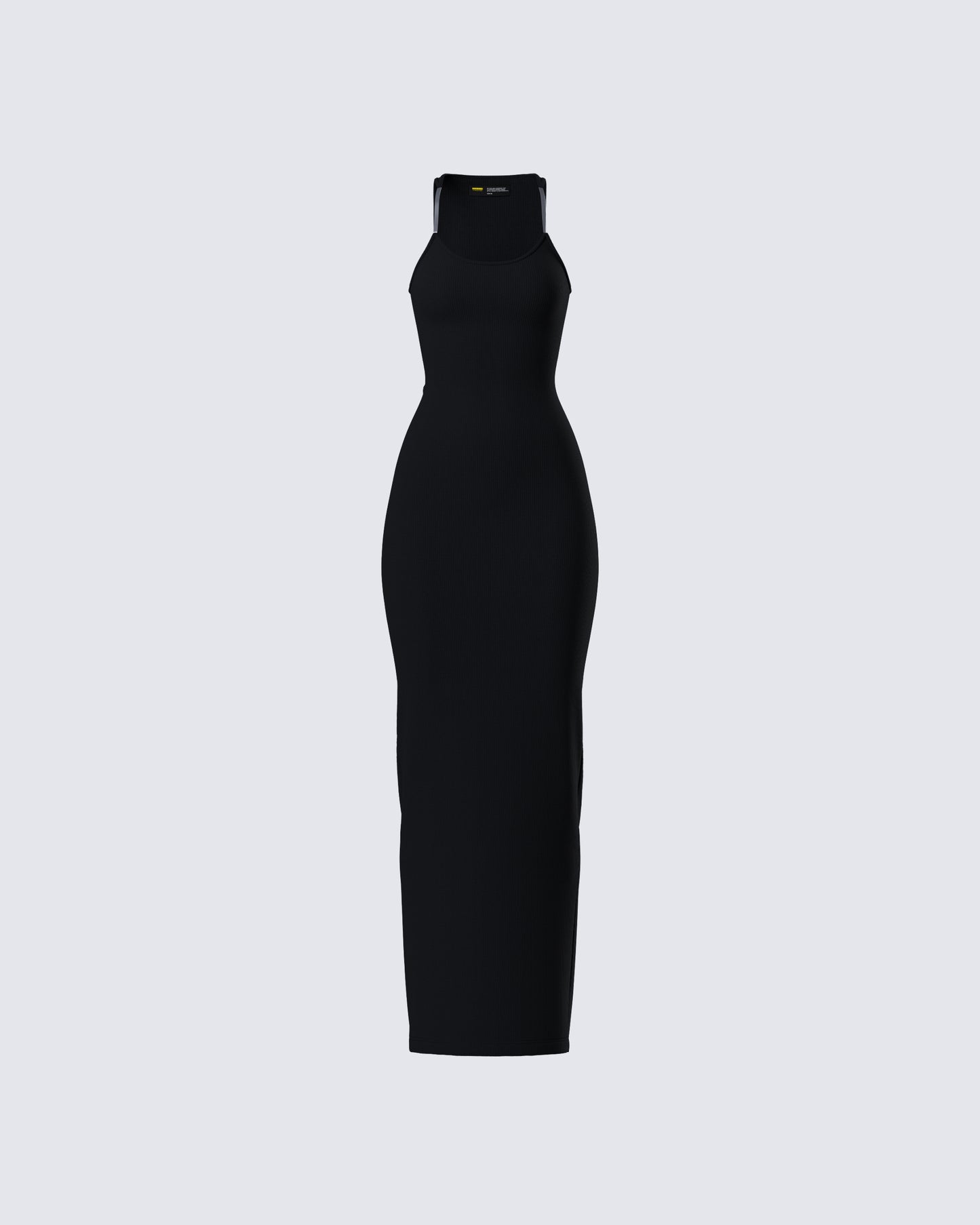 Jazlyn Black Invisible Strap Maxi Dress product front