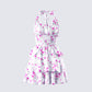 Mahin Floral Print Mini Dress product front