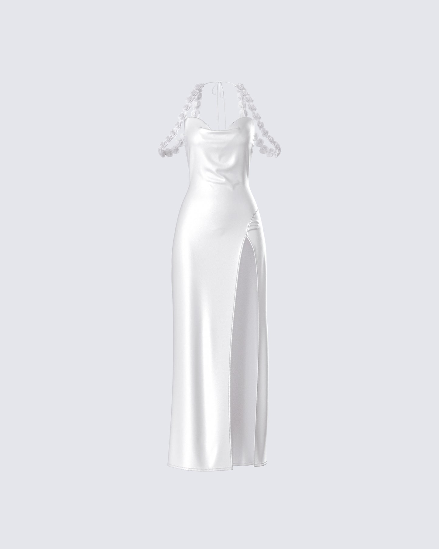 Danu Ivory Floral Applique Gown product front