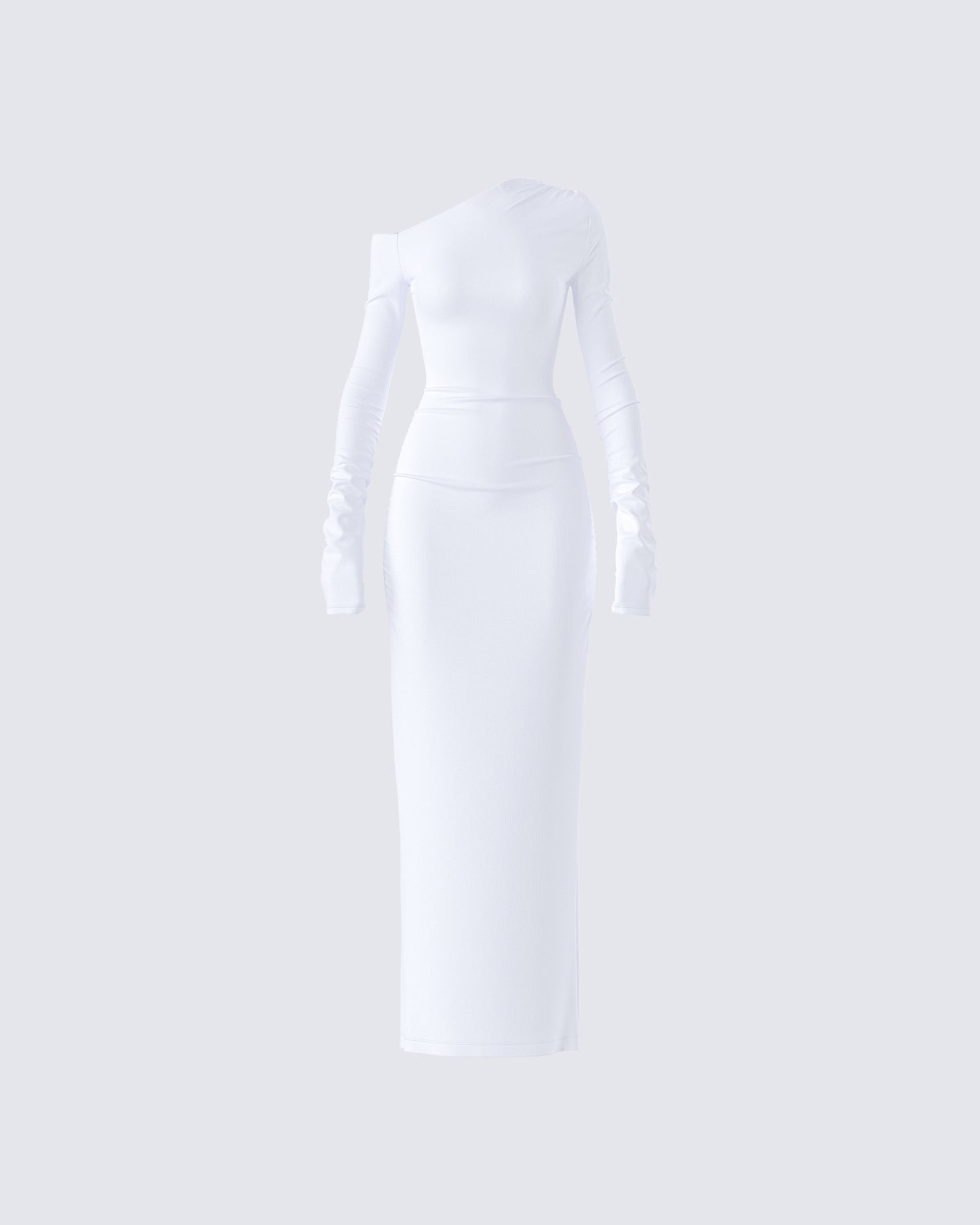 Kiandra White Off Shoulder Maxi Dress product front