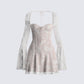 Kavita Ivory Lace Mini Dress product front