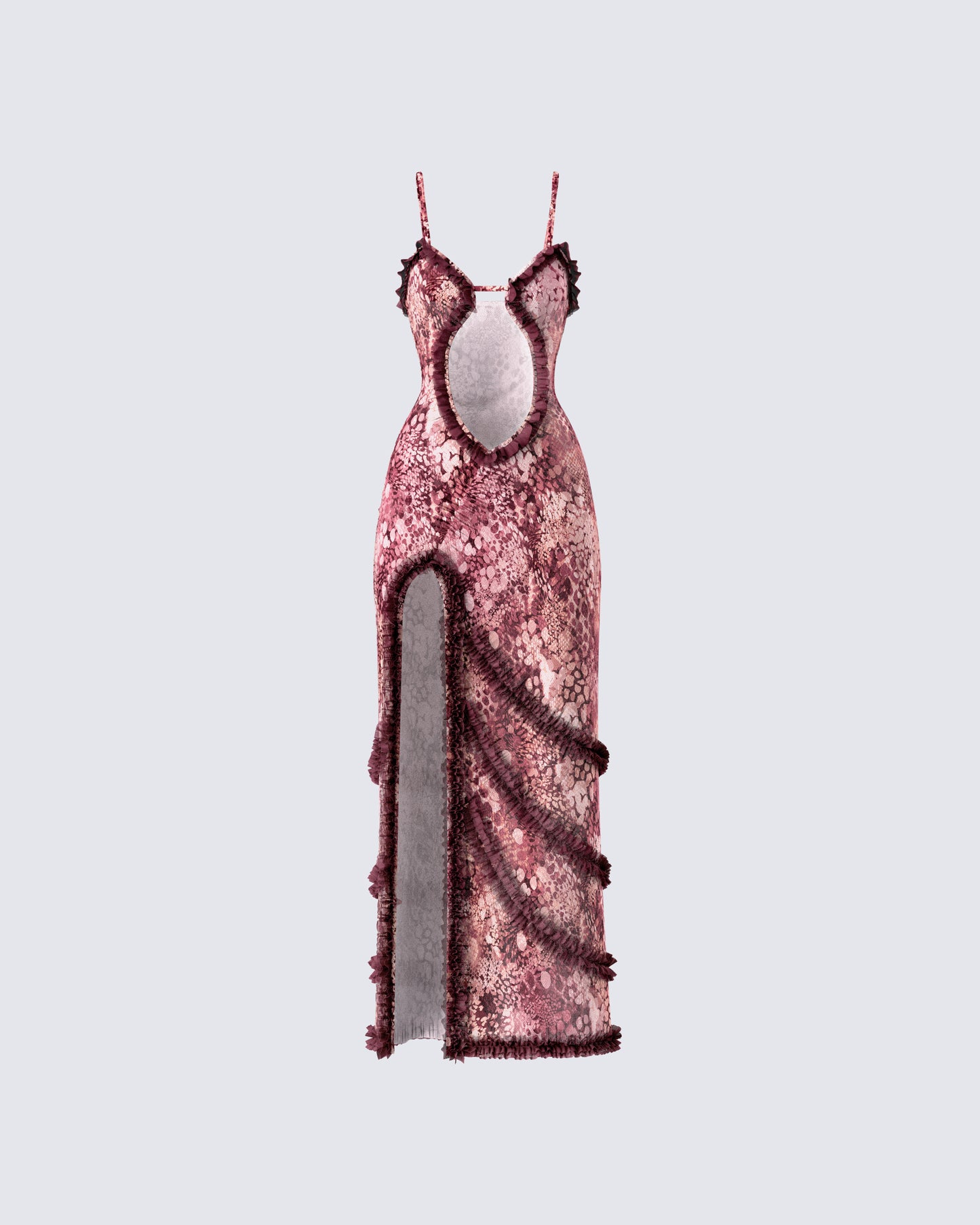 Javana Serpent Print Maxi Dress product front