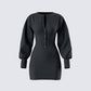 Alice Black Mini Dress product front