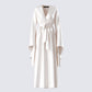 Cressida Ivory Satin Maxi Robe product front