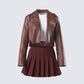 Donny Brown Pleated Set product front