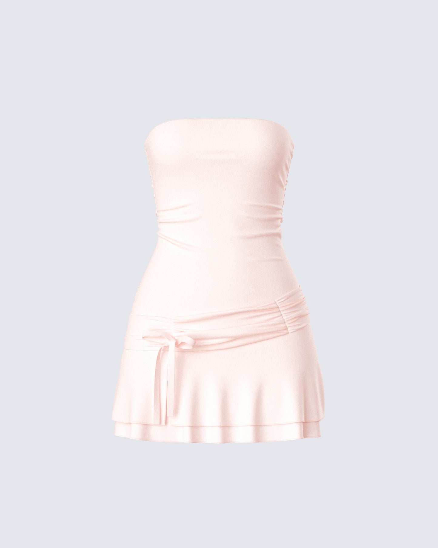 Nasrin Pink Jersey Mini Dress product front