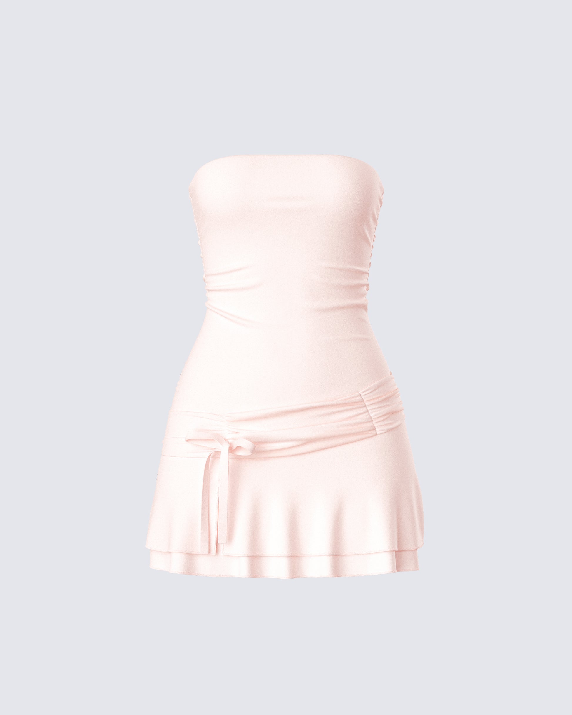 Nasrin Pink Jersey Mini Dress product front