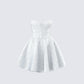 Sejal Silver Corset Mini Dress product front