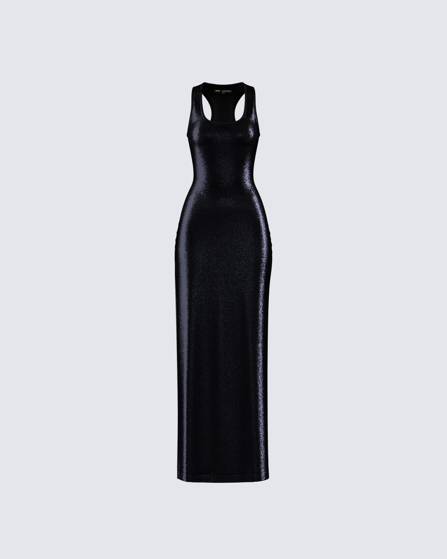 Donatella Black Sequin Maxi Dress product front