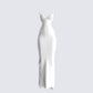 Patrice White Cut Out Maxi Dress 3d product front
