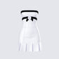 Roma White Strapless Mini Dress 3d product front