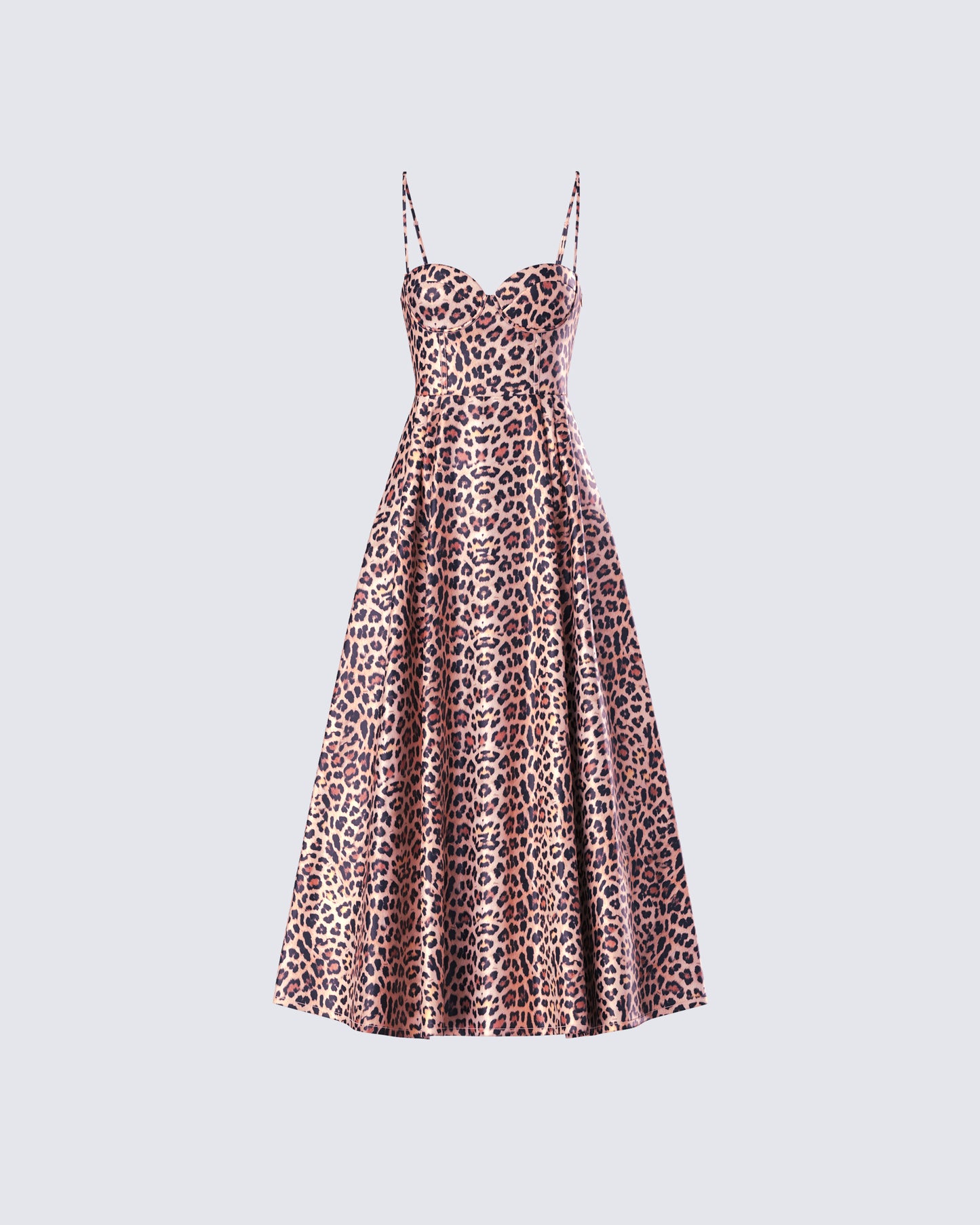 Novella Leopard Print Midi Dress product front