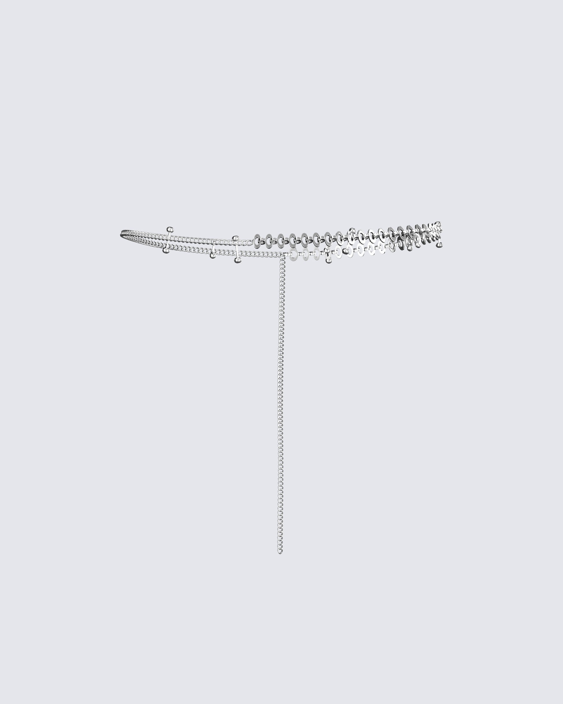 Neve Silver Chain Belt product front