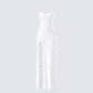 Myla White Floral Mesh Maxi Dress product front