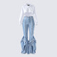 Chloe Frayed Denim Set product front
