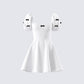 Jayla White Skater Mini Dress product front