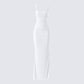 Alexandra White Jersey Maxi Dress product front