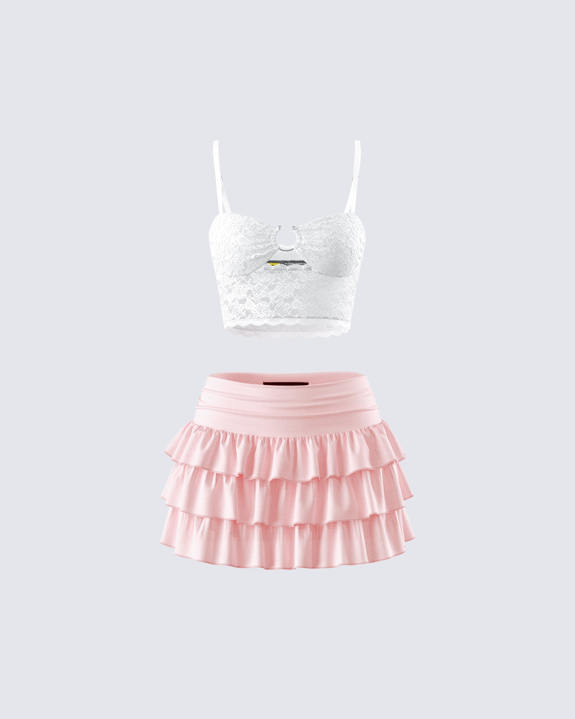 Dakoa Lace and Ruffle Set product front