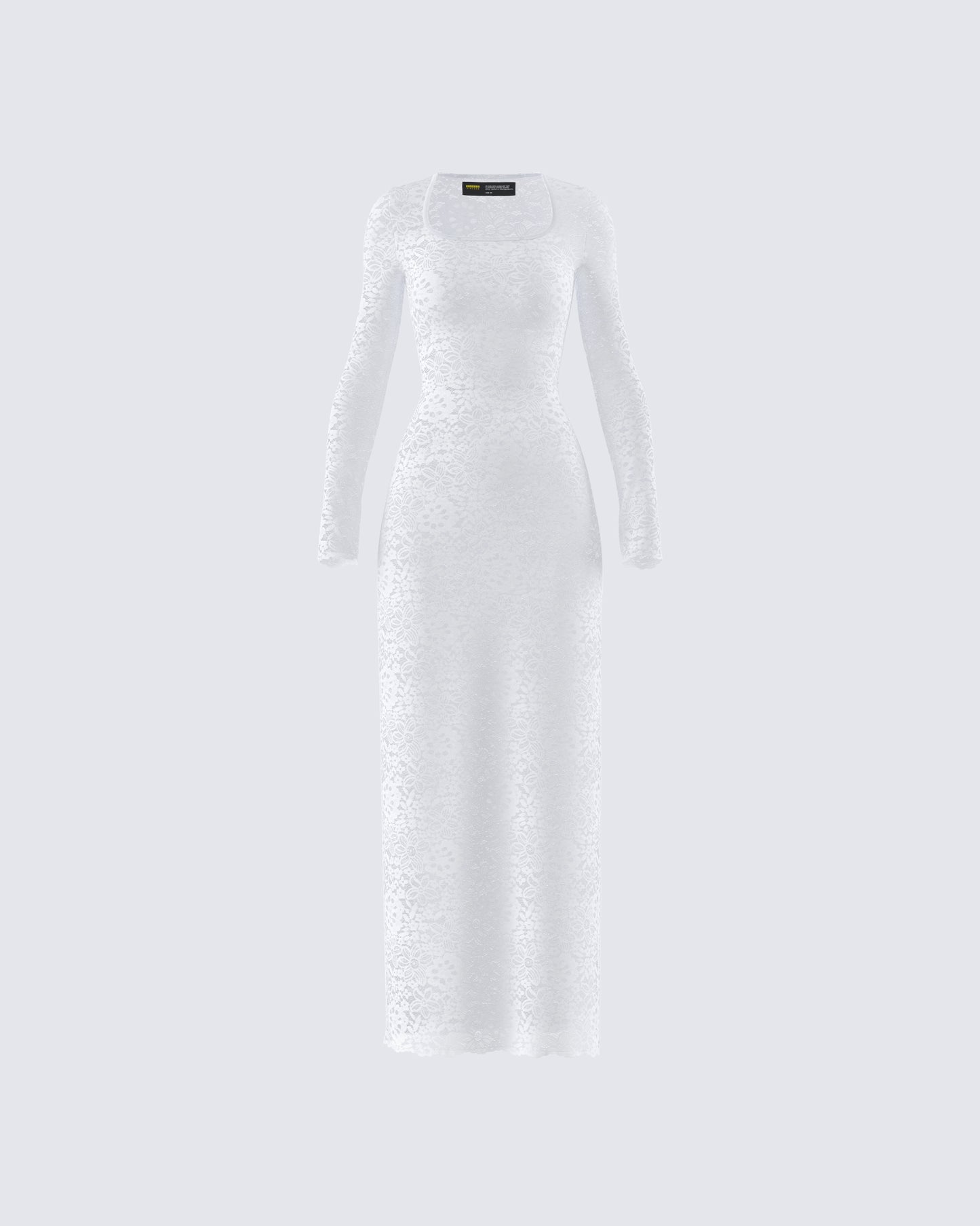 Tanith White Lace Maxi Dress product front