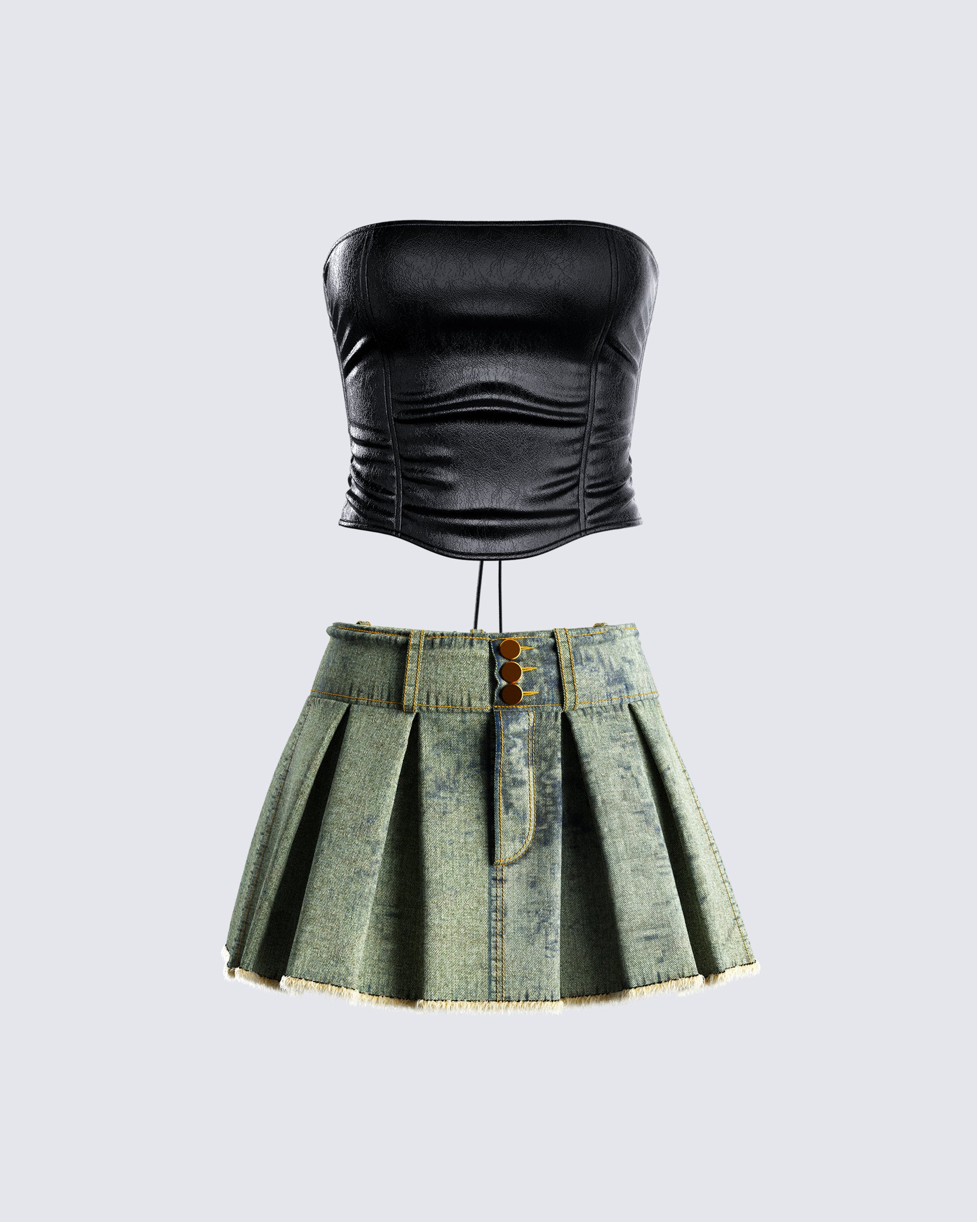 Nika Lace Up Set 3d product front