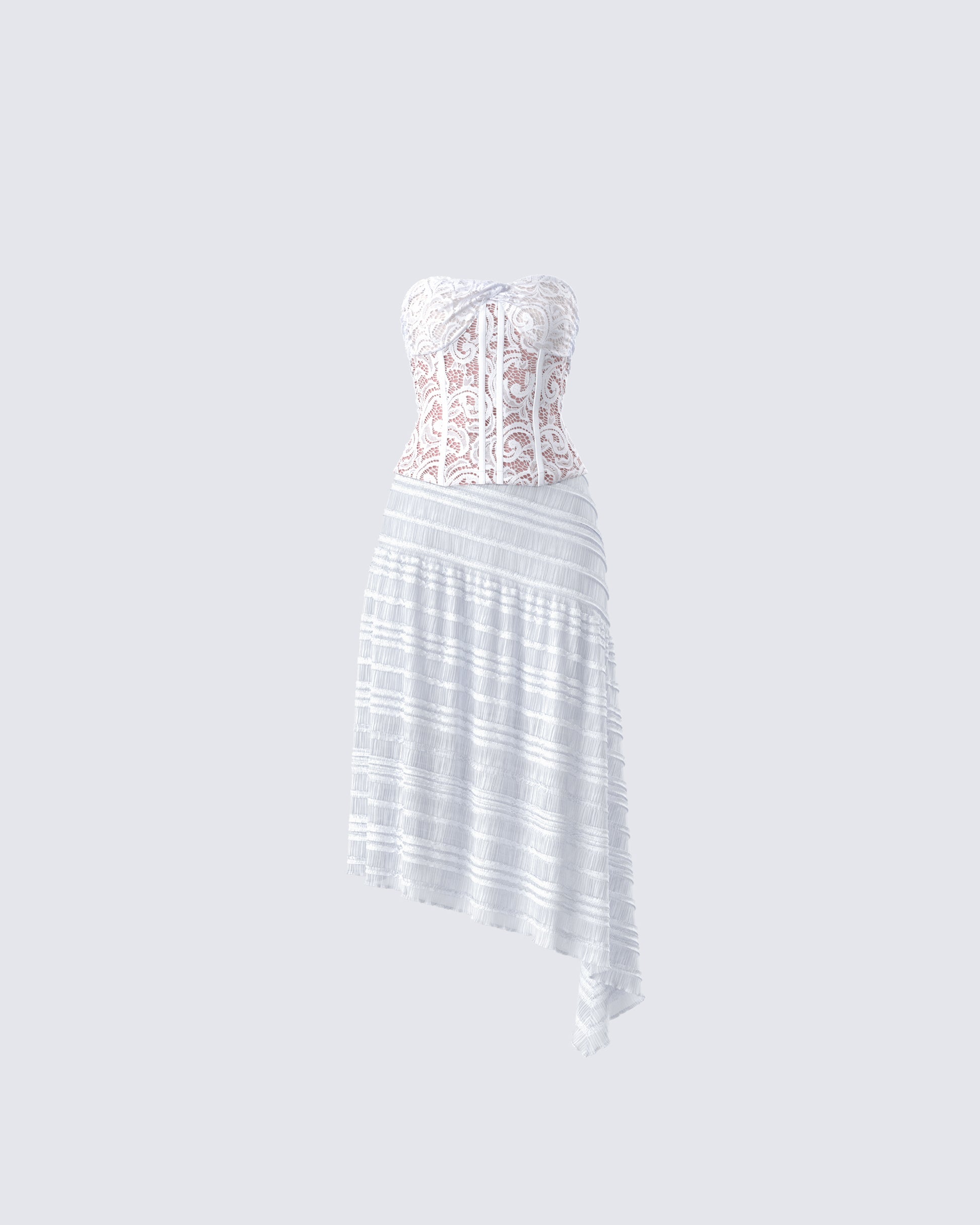 Zaya White Lace Set product front