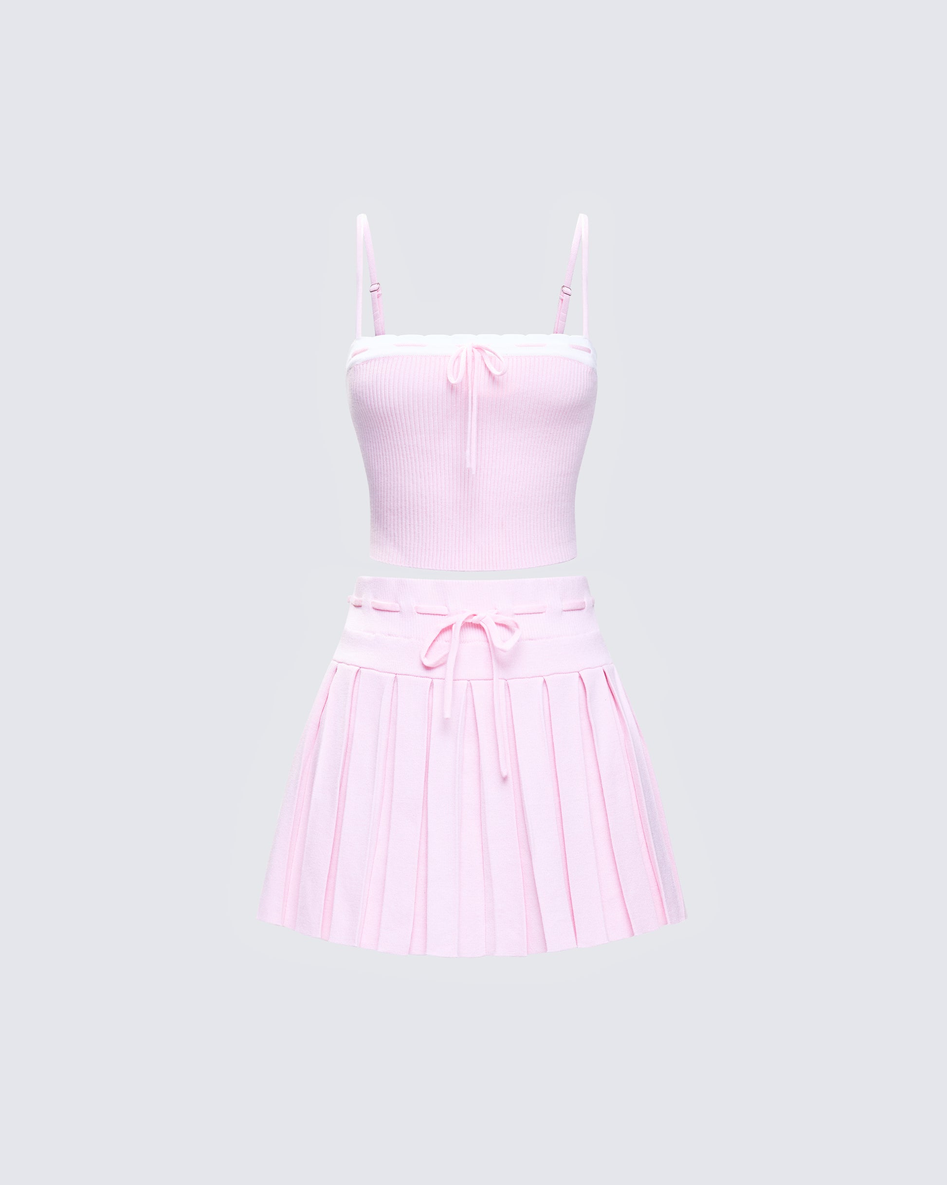 Lucien Pink Knitted Set product front
