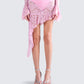 Zeal Pink Booty Short model front