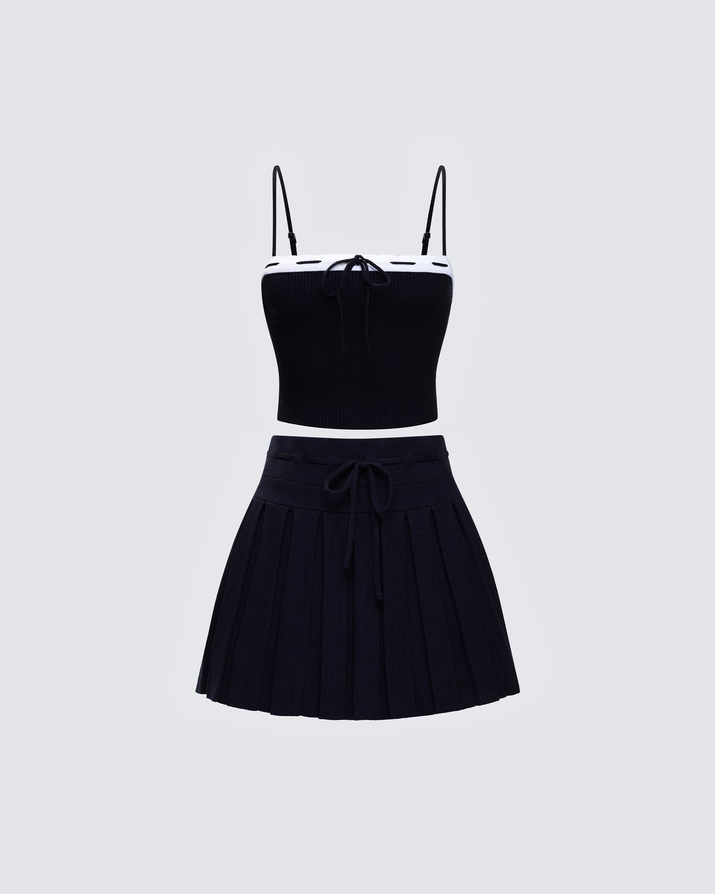 Lucien Black Knitted Set product front
