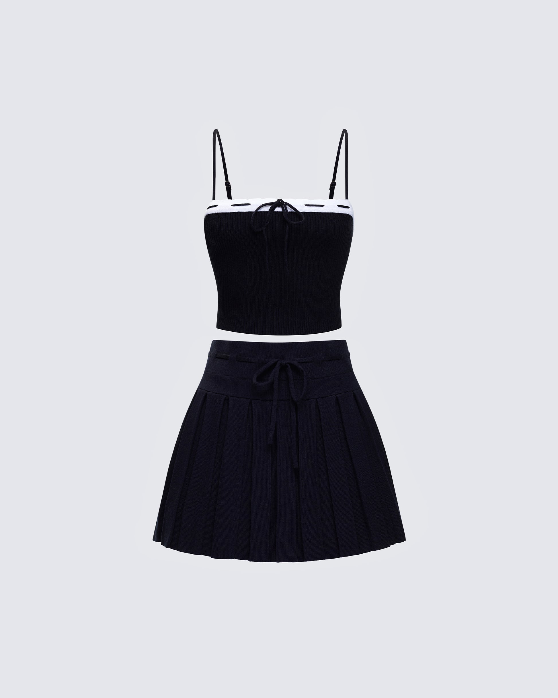 Lucien Black Knitted Set product front