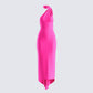 Toni Hot Pink One Shoulder Dress 3d product front
