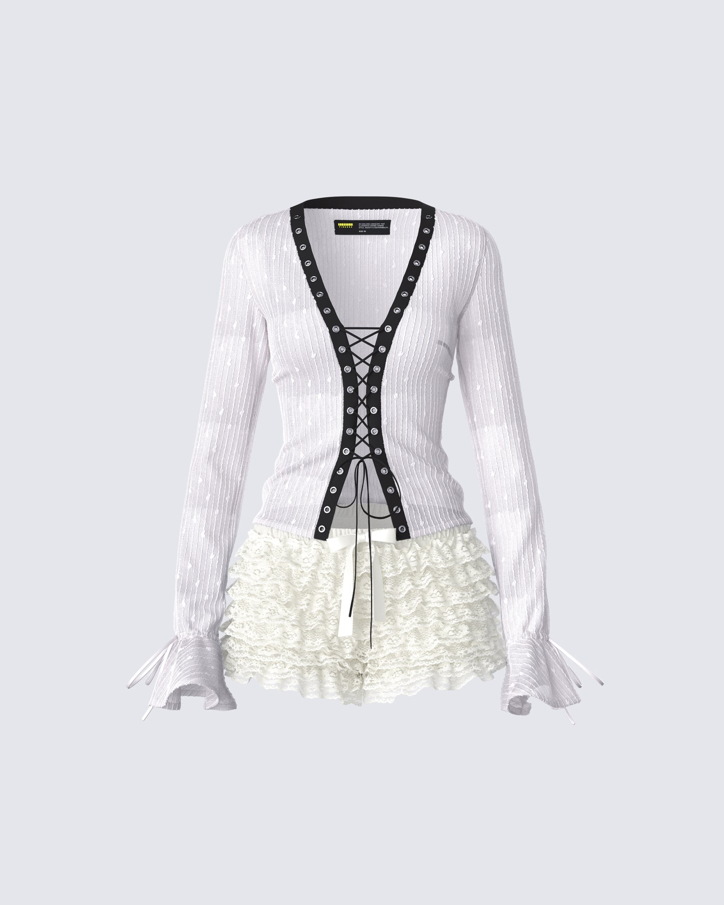 Daria Ivory Lace Set product front