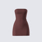 Maxine Brown Jersey Tube Dress 3d product front