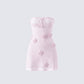 Leilani Pink Crochet Flower Mini Dress product front