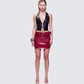 Selena Leather Set model front