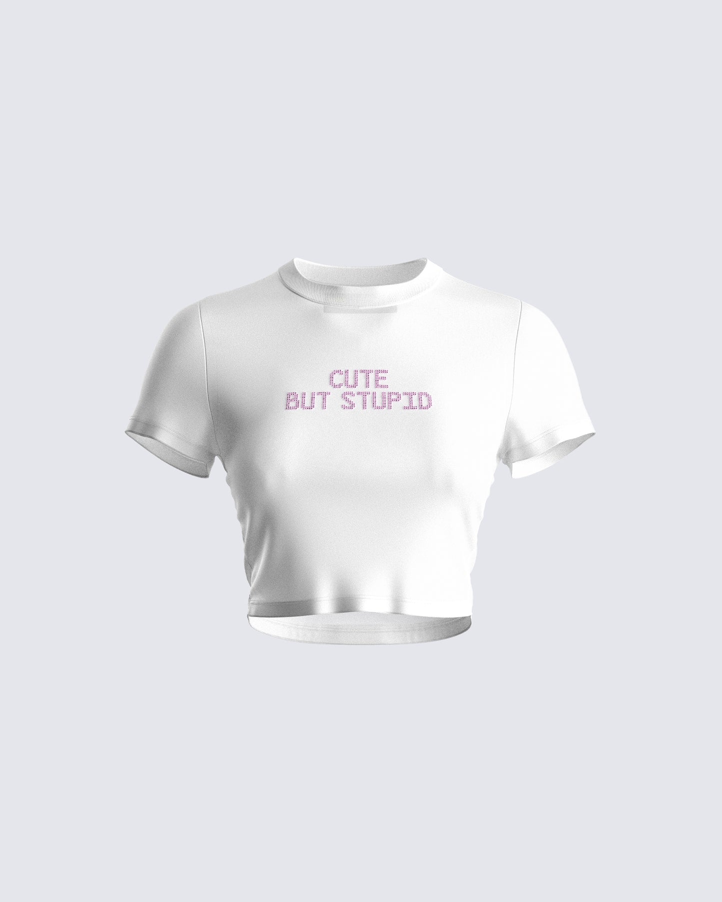 Baltica White Jersey Graphic Top 3d product front