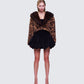 Hadley Faux Fur Set model front