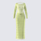 Hartley Green Open Knit Maxi Dress product front