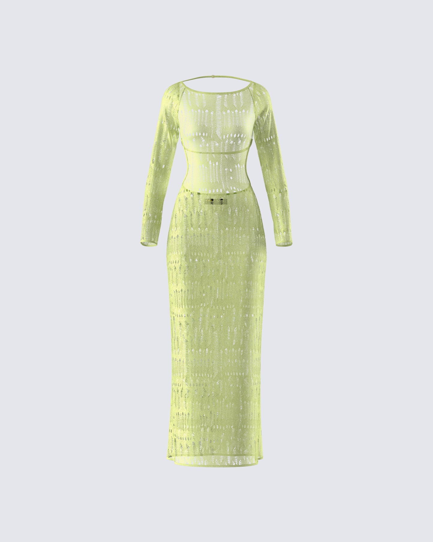 Hartley Green Open Knit Maxi Dress product front