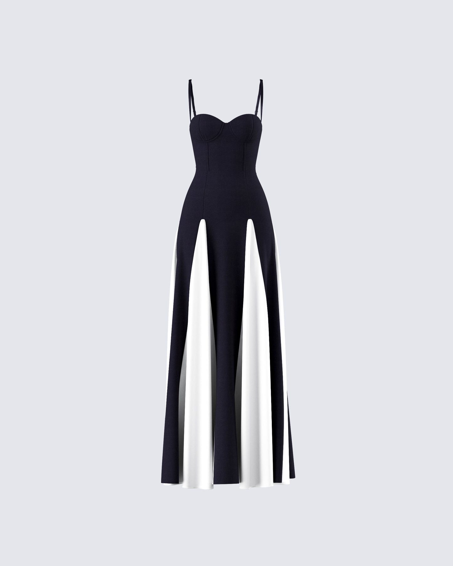 Skylah Black and White Gown product front