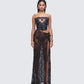 Love Black Maxi Set model front