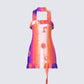 Ryann Multi Celestial Print Mini Dress product front