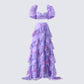 Ida Purple Floral Maxi Set product front