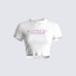 Marat White Jersey Graphic Top 3d product front