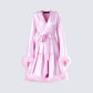 Evalie Pink Feather Trim Robe product front