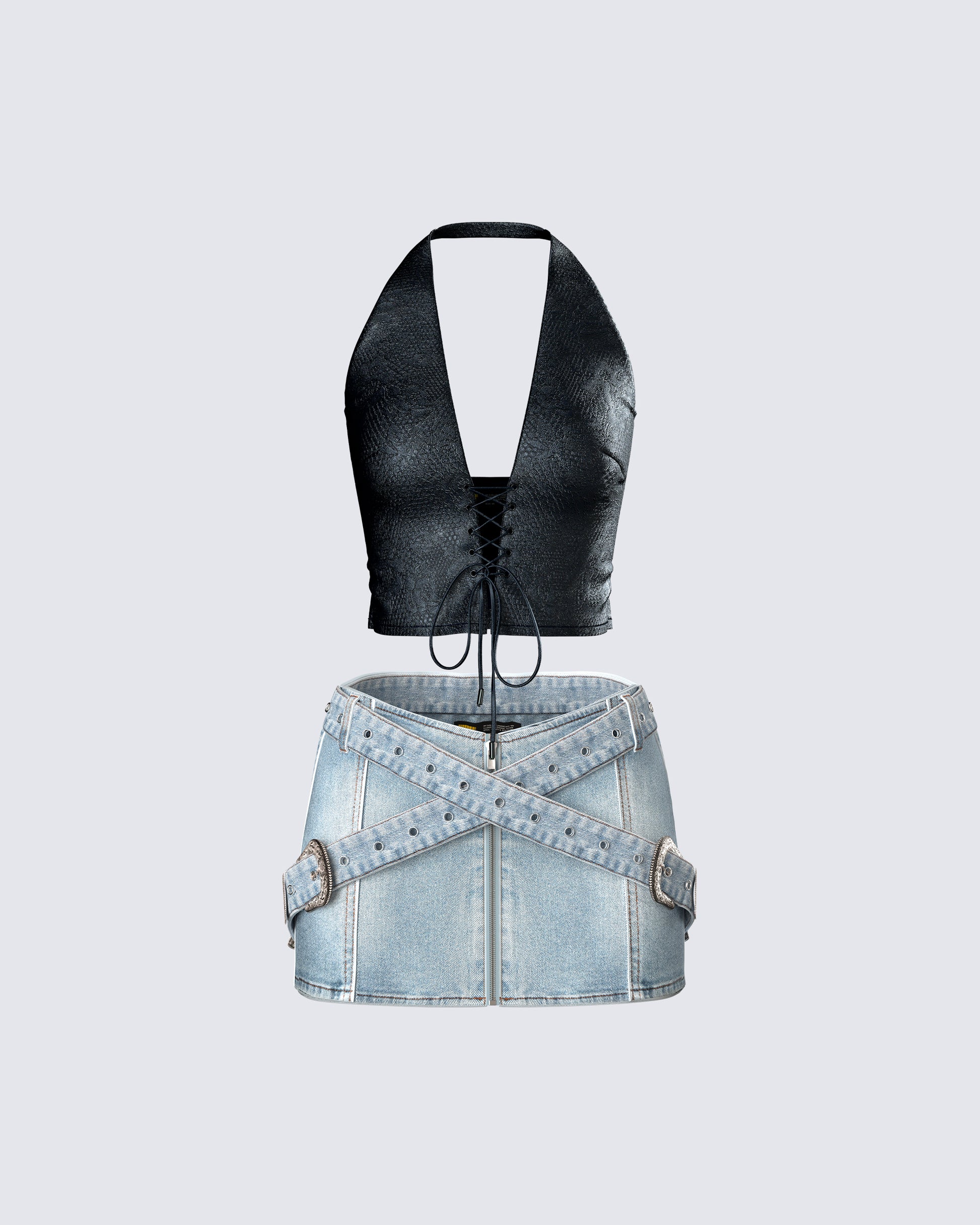 Selena Belted Set 3d product front