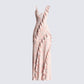 Leonie Peach Floral Maxi Dress product front