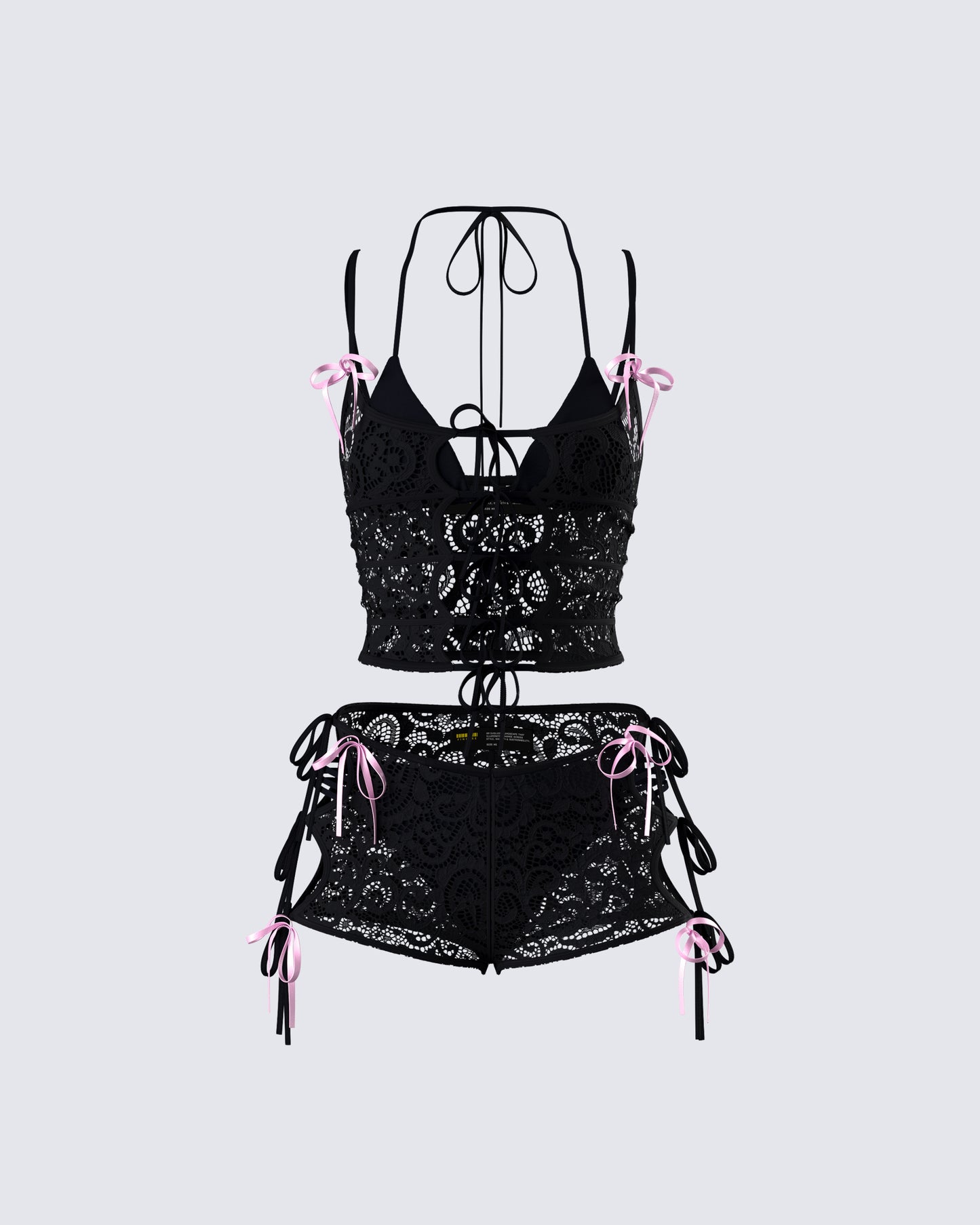 Halsey Black Lace Set product front